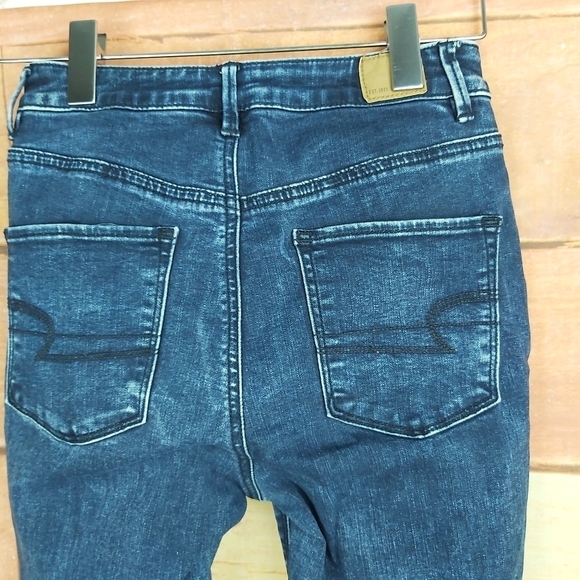 📣2/40$📣 AMERICAN EAGLE Sky High jeggins size 4 - Picture 5 of 8